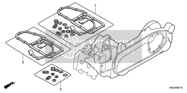 Honda FJS600 2002 Gasket Kit B for a 2002 Honda FJS600